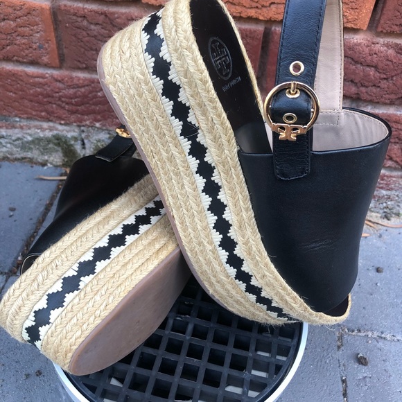Tory Burch wedges summer sandals - Picture 8 of 11